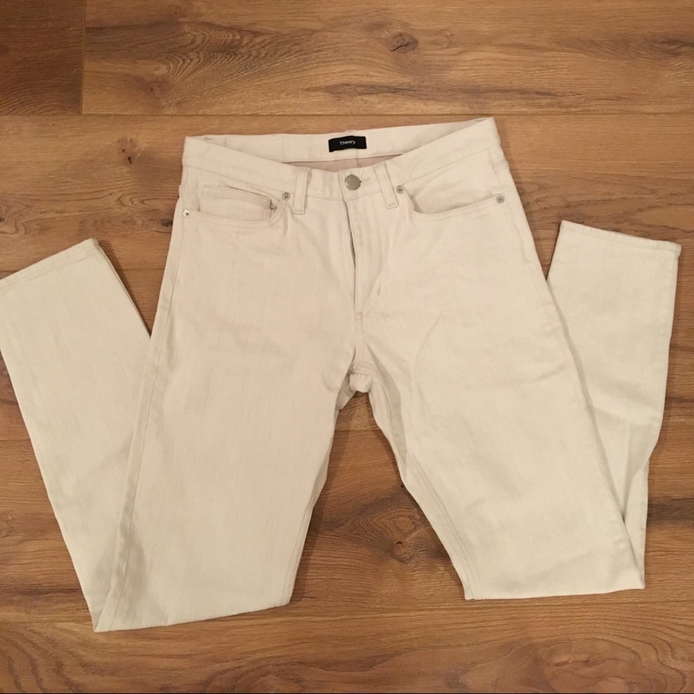 Men’s theory size 31 Brewster plaster denim.